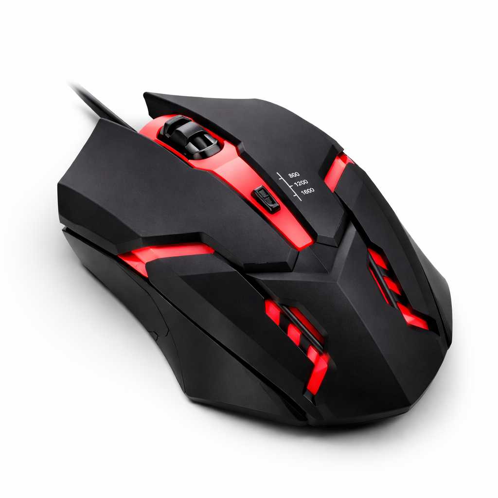 High-Precision RGB Gaming Mouse – Adjustable DPI & Ergonomic Design